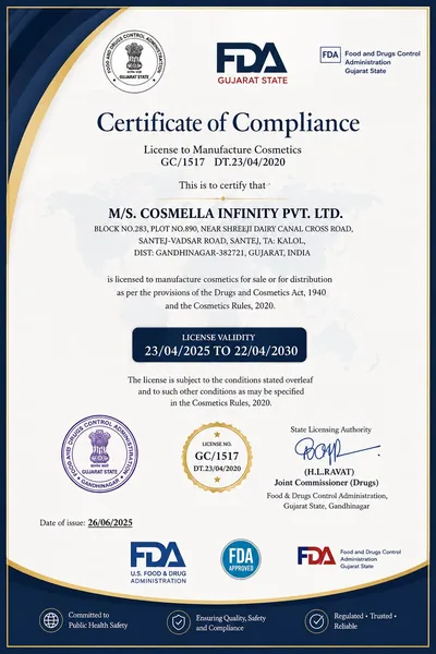 FDA Certificate