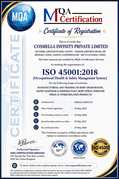 MQA Certificate