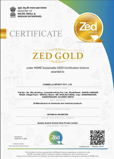 ZED Gold Certificate
